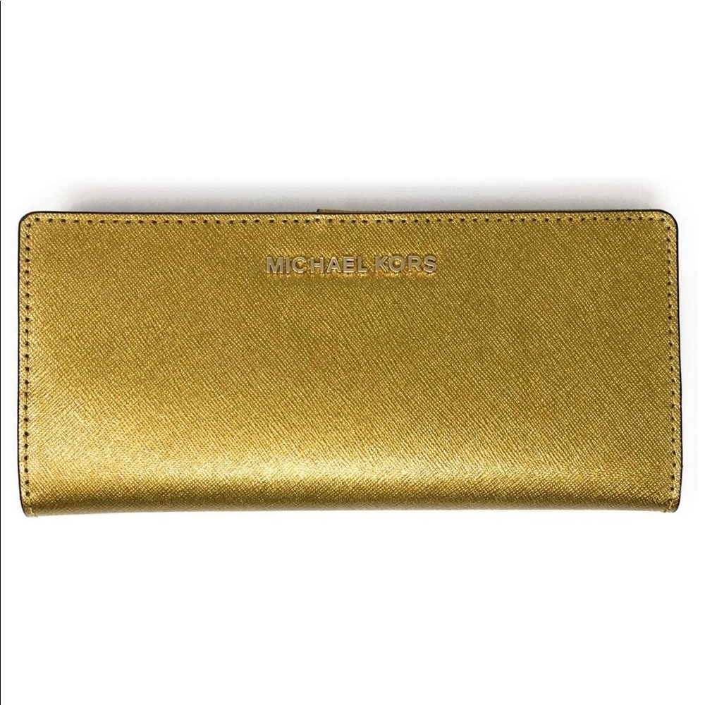 NWT Gold Michael Kors Wallet